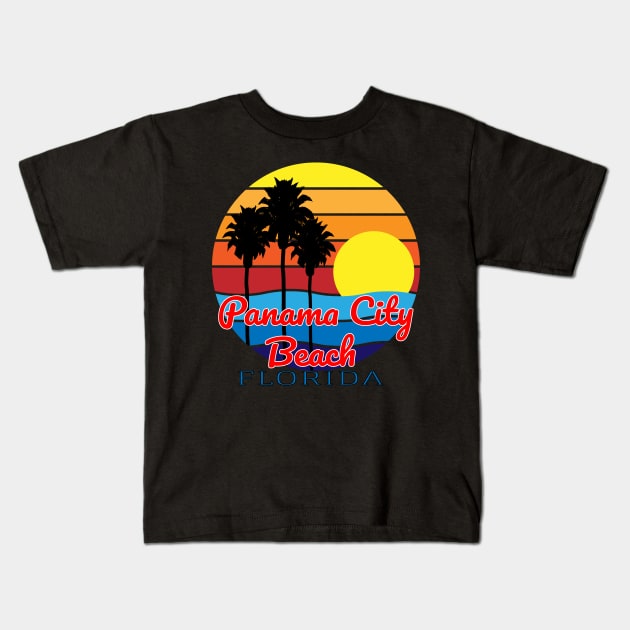 Panama City Beach Florida Kids T-Shirt by Journees